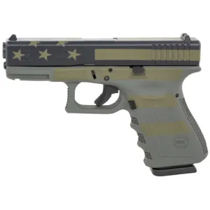GLOCK G23 G3 40 S&W 4.02" 13rd Semi-Auto Pistol - Operator Flag Cerakote