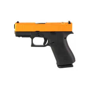 GLOCK G43X MOS 9mm 3.41" 10rd Optic Ready Pistol - Carolina Gold | Black
