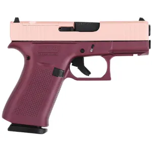 GLOCK G43X 9mm 3.4" 10rd - Rose Gold / Black Cherry