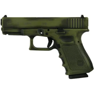 GLOCK G19 9mm 4" 15rd - Bazooka Green Distressed