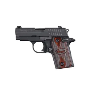 SIG SAUER P238 Rosewood Micro-Compact 380 ACP 2.7" Black 6rd