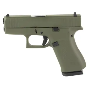 GLOCK G43x 9mm 3.41" 10rd Pistol | OD Green