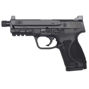 SMITH & WESSON M&P9 M2.0 Compact 9mm 4.6" 15rd Pistol w/ Threaded Barrel - Black