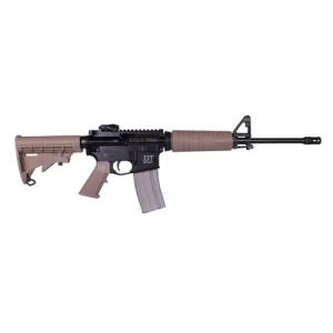 DEL-TON DT Sport Mod2 5.56 NATO 16" 30rd Semi-Auto Rifle - Black / FDE