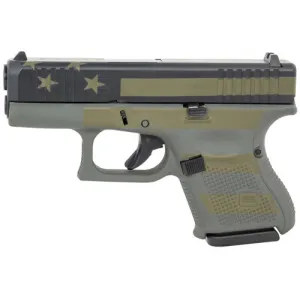 GLOCK G26 G5 9mm 3.43" 10rd Pistol - Operator Flag Cerakote