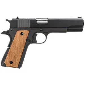 TAYLORS AND COMPANY 1911-A1 45 ACP 5" 7rd Pistol - Black / Wood Grips