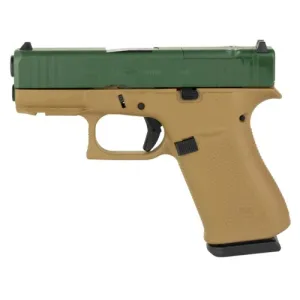 GLOCK G43X 9mm 3.4" 10rd - Green & Tan