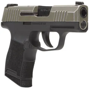 SIG SAUER P365 9mm 3.1" 10rd Pistol w/ XRAY3 Night Sights - Black / OD Green Distressed Slide