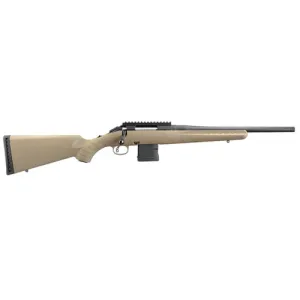 RUGER American Ranch 300 AAC Blackout 16.1" 10rd w/ Threaded Barrel - FDE & Black