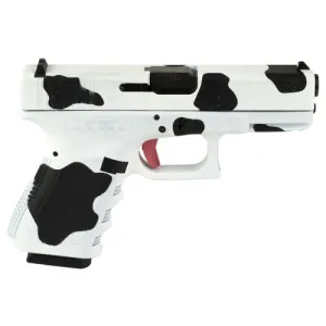 GLOCK G25 Gen3 380 ACP 4.02in 15rd Custom Cow Print Cerakote by Skydas