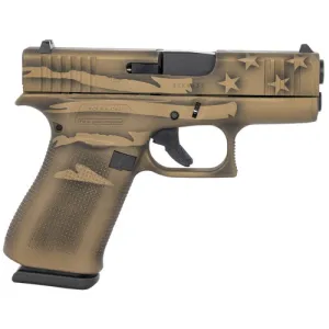GLOCK G43X Subcompact 9mm 3.41" Marksman 10rd Coyote