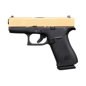 GLOCK G43X 3.41" 9mm 10+1 Black and Gold