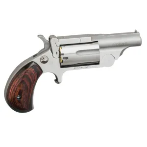 NAA Ranger II 22 WMR 1.63" 5rd Mini-Revolver - Stainless | Rosewood