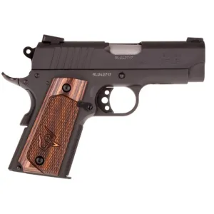 TAURUS 1911 Officer 45ACP 3.5" Black 6rd Walnut Grips