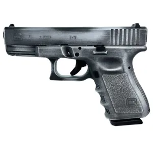 GLOCK G19 9mm 4" 15rd - Crushed Silver Distressed