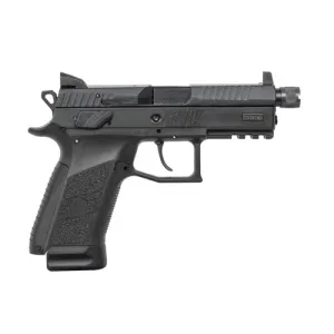 CZ-USA P-07 Duty 9mm 4.5" 17rd Pistol w/ Threaded Barrel & Suppressor Sights - Black