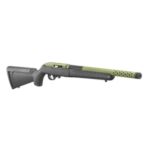 RUGER 10/22 Takedown Lite 22 LR 16.12" 10rd Semi-Auto Rifle w/ Threaded Barrel - Green / Black
