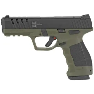 SAR USA SAR9X 9mm 4.4" 19rd Pistol - OD Green / Black