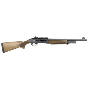 MILITARY ARMAMENT CORP MAC 2 Tactical 12 Gauge 3" 18.5" 4rd Semi-Auto Shotgun - Black / Wood