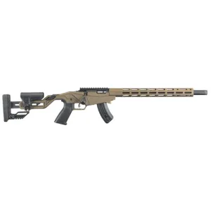 RUGER Precision Rimfire 17 HMR 18" 15rd Bolt Rifle w/ Threaded Barrel | Burnt Bronze