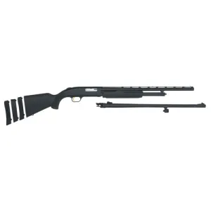 MOSSBERG 500 Compact Super Bantam 20 Gauge 3" 22"/24" 6rd Pump Shotgun - Black Synthetic