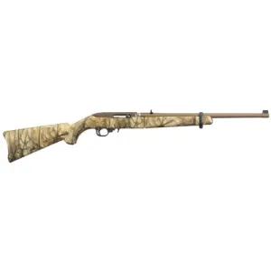 RUGER 10/22 Takedown 22 LR 18.5" 10rd Semi-Auto Rifle - Bronze | Go Wild Camo IM Brush