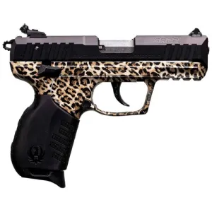 RUGER SR22 22LR 3.5" 10rd Pistol - Black / Leopard