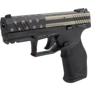 TAURUS TX22 22LR 4" 16rd Pistol - Black w/ USA Flag Slide