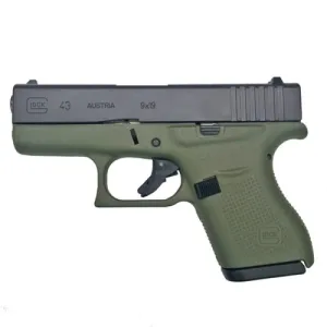 GLOCK G43 9mm 3.5" 6rd - Green