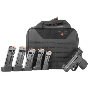 SMITH & WESSON MP9 Shield Plus Optic Ready 9mm 3.1" 15rd - Black w/ Night Sights & 5 Magazines