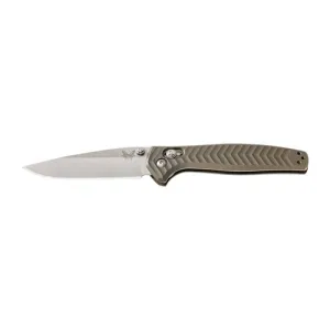 BENCHMADE Anthem 3.5" Drop Point Satin Plain Blade