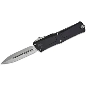 MICROTECH KNIVES Combat Troodon Gen III Auto OTF Knife 4.125" Double Edge Dagger Blade | Black