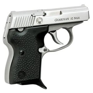 NAA Guardian 32 ACP 2.19" 6rd - Silver & Black