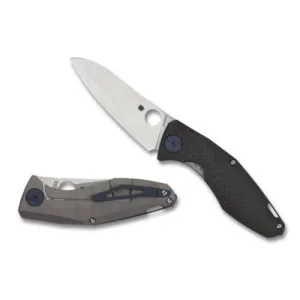 SPYDERCO Drunken Carbon Fiber/Titanium Plain Edge