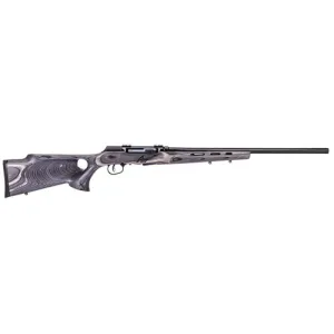 SAVAGE ARMS A22 22 LR 20" 10rd Bolt Rifle w/ Fluted Heavy Barrel - Blued / Laminate Thumbhole Stock