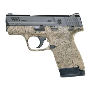 SMITH & WESSON M&P Shield M2.0 9mm 3.1" 7/8rd - FDE w/ Black Spiderweb