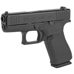 GLOCK G43X Rebuilt 9mm 3.39" 10+1 Pistol - Black