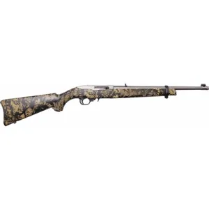 RUGER 10/22 22LR 16.12" 10rd Semi-Auto Rifle - Stainless Steel / Kryptek NOX Camo