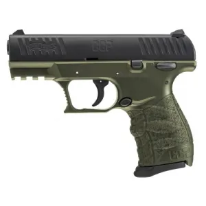 WALTHER ARMS CCP 9mm 3.54" Black Cerakote 8rd OD Green Poly