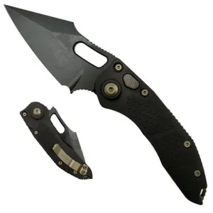 MICROTECH KNIVES 169-1DLC Borka Stitch Wharncliffe Auto Knife, DLC