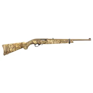 RUGER 10/22 Carbine 22LR 18.5" 10rd Semi-Auto Rifle - Bronze / GO WILD Camo
