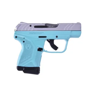 RUGER Lite Rack LCP II 22LR 2.8" 10rd Pistol - Silver / Turquoise