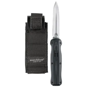 BENCHMADE Pagan 3.96" Double-Edge Spear Point Satin Plain