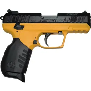 RUGER SR22 YelLow Frame 22 LR 3.5" Black 10rd