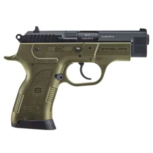 SAR USA B6C 9mm 3.8" 13rd Pistol - OD Green | Black