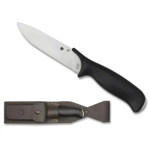 SPYDERCO Zoomer G-10 Black CPM20CV Plain Edge