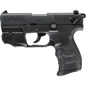 WALTHER ARMS P22Q 22LR 3.4" 10rd Pistol w/ Laser - Black