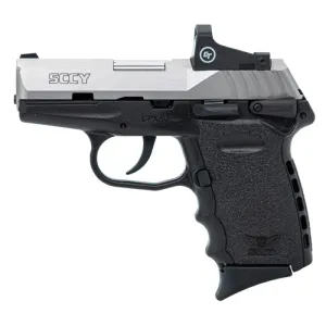 SCCY INDUSTRIES CPX1-TT w/RedDot DAO 9mm 3.1" 10rd SS/Blk w/Safe