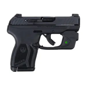 RUGER LCP Max 380 ACP 2.8" 10rd w/ Viridian E Series Green Laser - Black