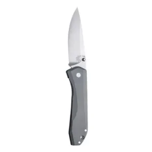 BENCHMADE Ti Monolock 3.73" Drop Point Plain Edge Satin